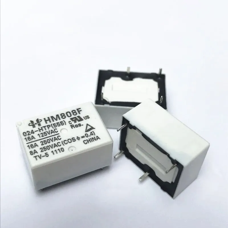Новое реле HM808F 024-HTP HM808F-024-HTP 16A 250VAC 24V 24VDC DC24V 4PIN