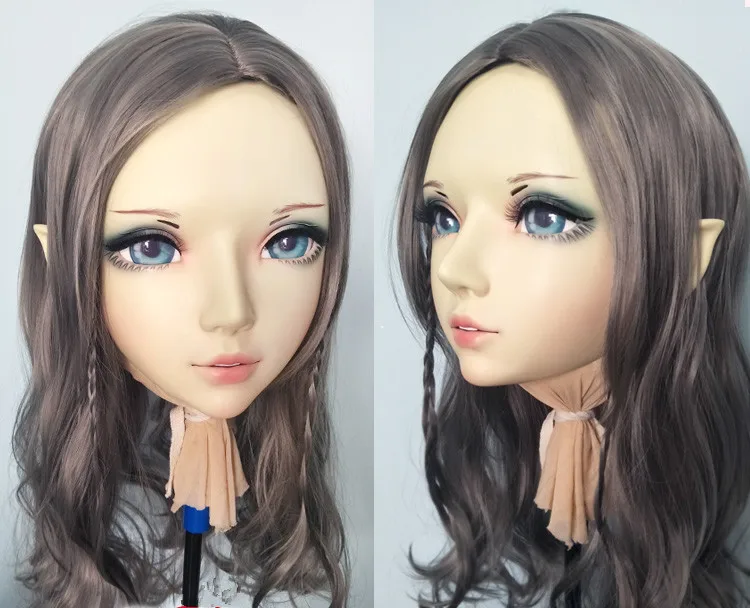 

(DM118) Women Sweet Resin BID Japanese Anime Kigurumi Cosplay Mask