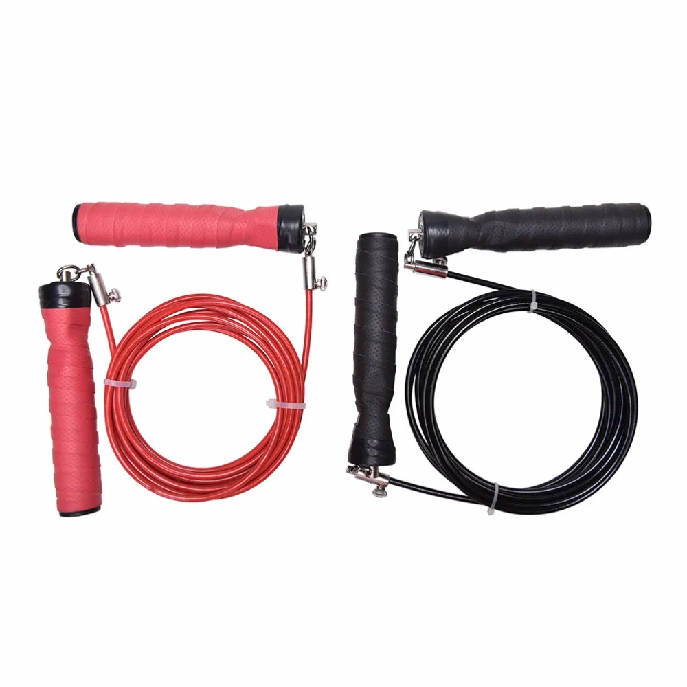 1 шт. Новая высокоскоростная Скакалка для скоростных гонок регулируемая стальная