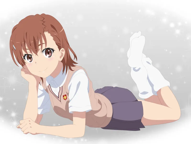 Аниме Toaru Kagaku no Railgun, носки для косплея, белые длинные чулки для женщин и девочек, хлопковые свободные носки для студентов