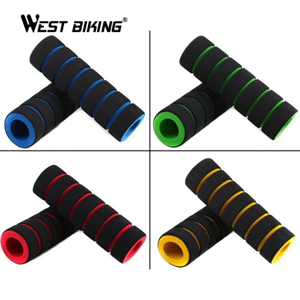 WEST BIKING Сверхлегкий губка горная дорога MTB велосипедный руль Мягкая рукоятка