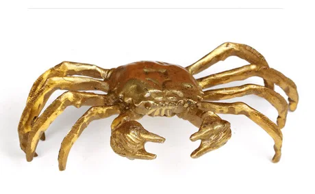 

A copper ornaments Zhaocai crab harmony Home Furnishing decoration s home town of evilroom Art Statue