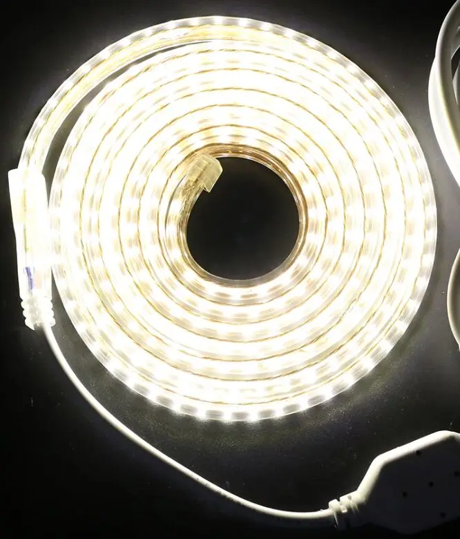 Светодиодная лента 3014 SMD 120LED/M 220V AC водонепроницаемая лампа для украшения