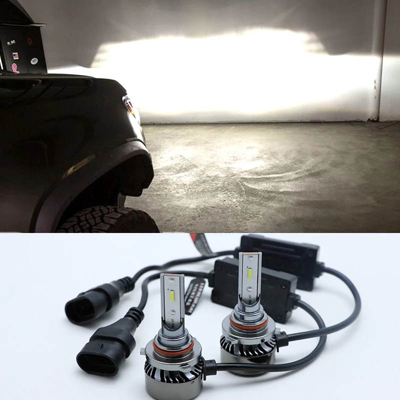2 шт. Автомобильные светодиодные фары 55 Вт 6000 К 9005 HB3|Передние LED-фары для авто| |