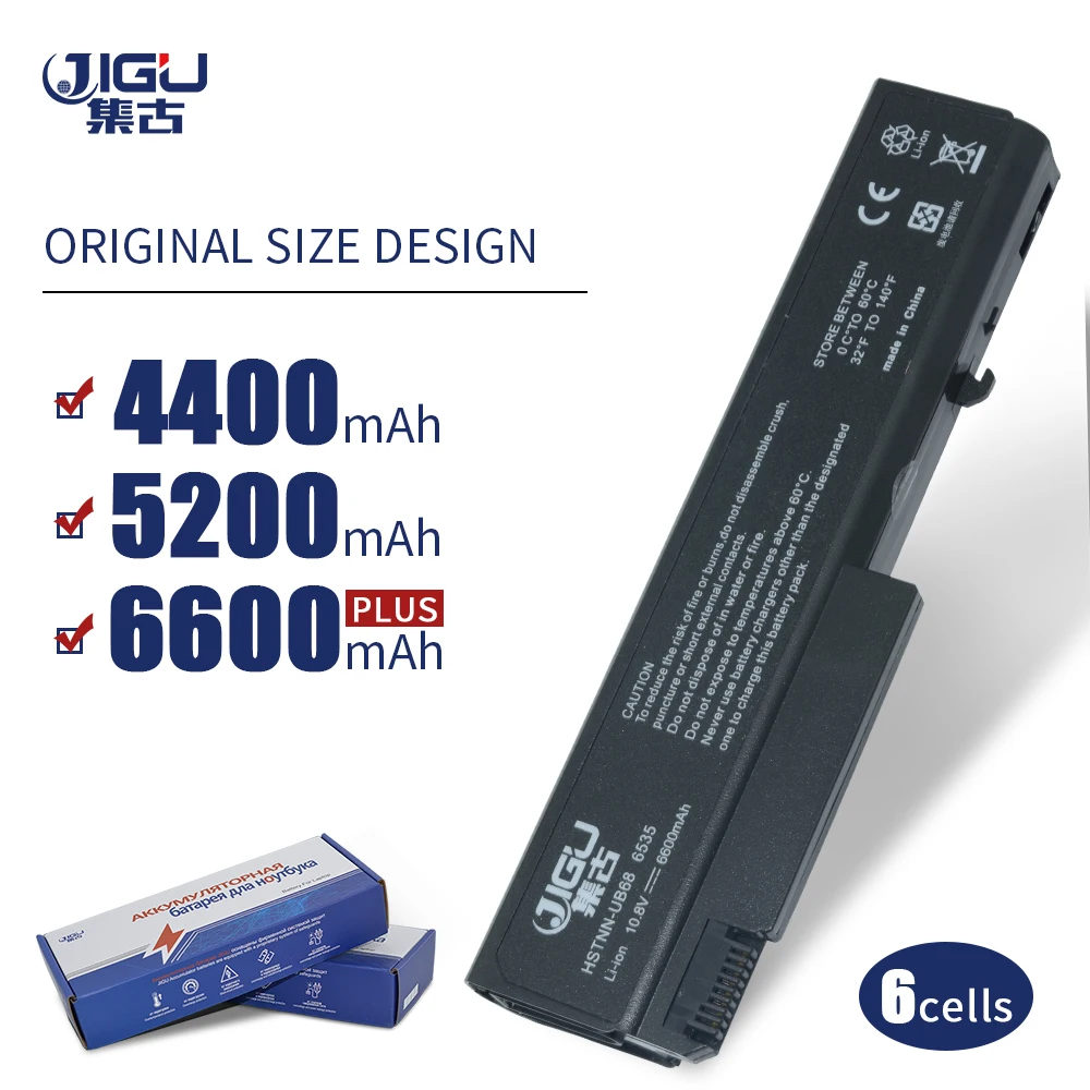 Аккумулятор JIGU 6 Cell для ноутбука HP 6535 6530 6730b 482962 001 HSTNN UB69 EliteBook 8440p 8440w XB0E|battery for hp|laptop