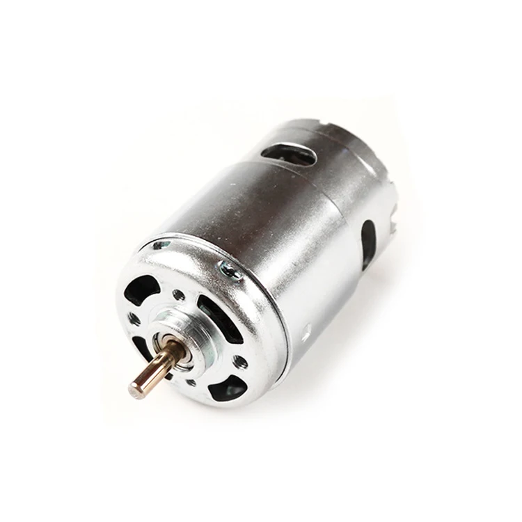 DC 12 V-24 V большой крутящий момент двигателя высокой мощности Низкий уровень шума 895 двигатель двойные шариковые подшипники низкая скорость 775 Обновленный двигатель