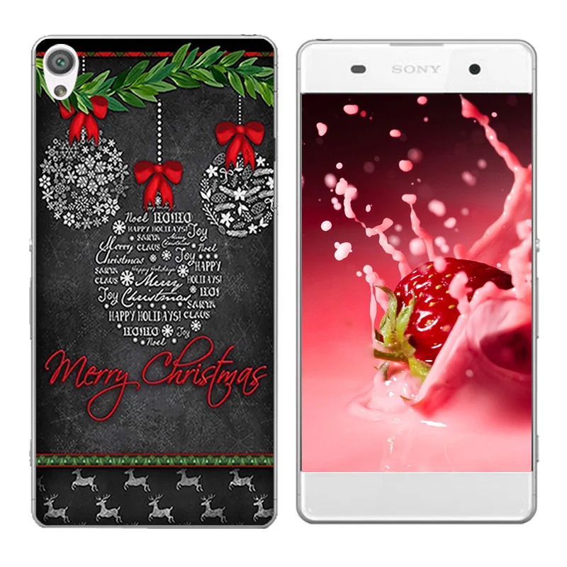 Cover for Sony Xperia XA Case X A Merry Day Printing Soft Silicone Mobile phone F3111 Fundas |