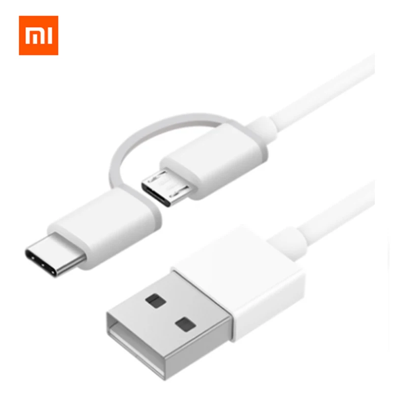 

Оригинальный кабель Xiaomi 2 в 1 Micro USB Type-C кабель для быстрой зарядки и синхронизации данных Тип C