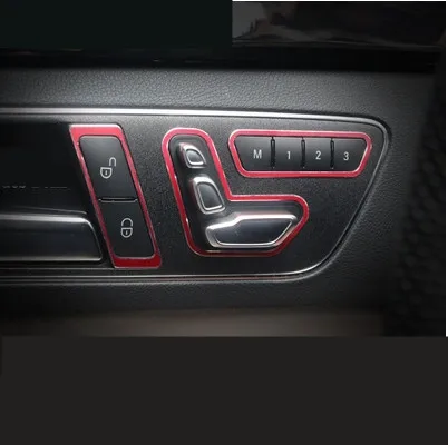 

6PCS Car Seat Adjust Button Cover for Mercedes Benz E/GLK/CLS/ML/ GL/GLE
