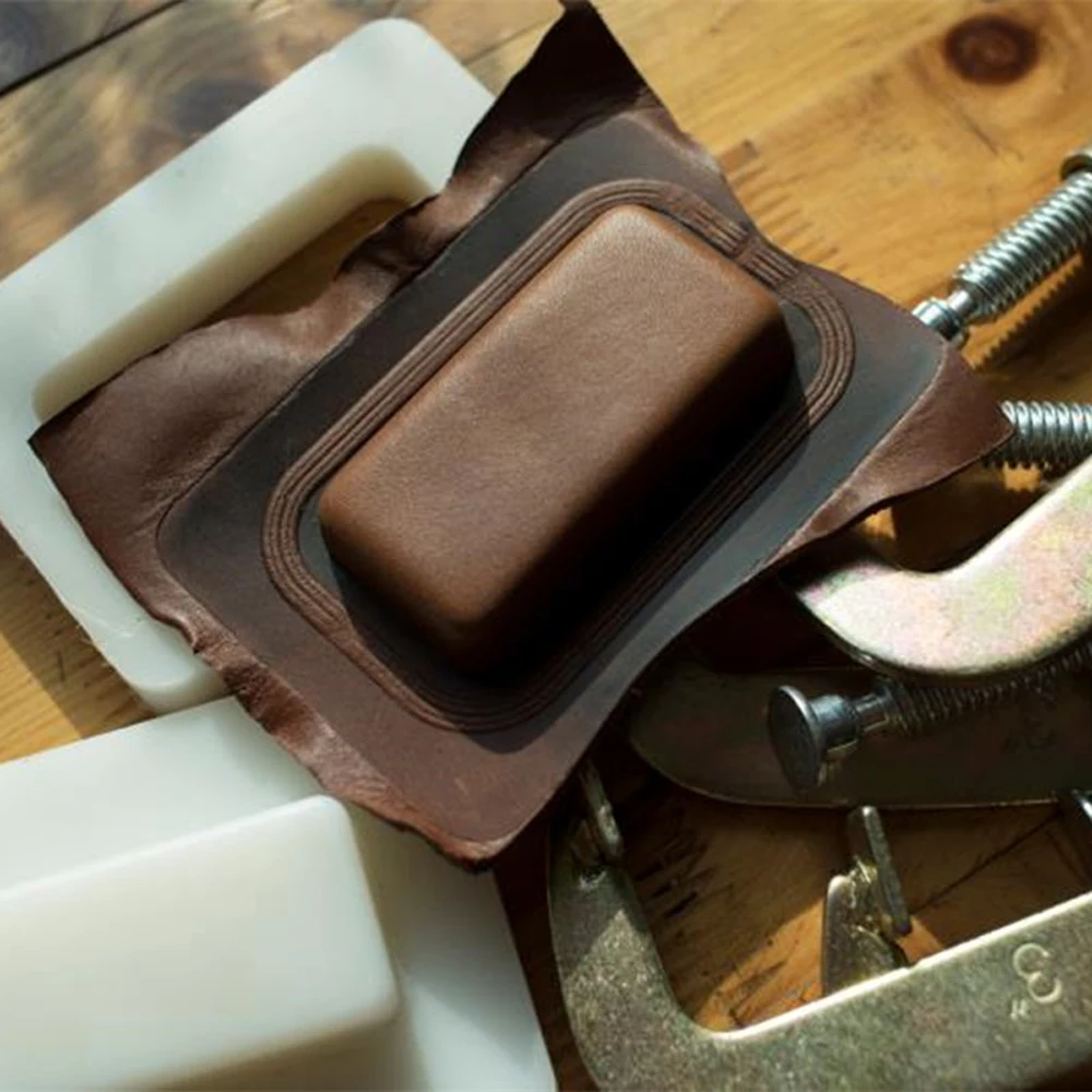 DIY leather craft fire lighter bag shape modeling fixed plastic mould set |