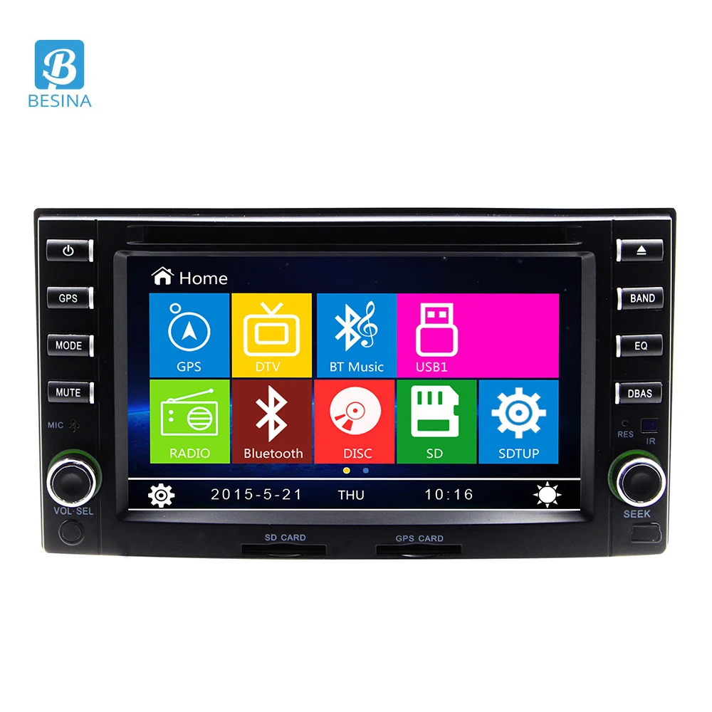 Besina автомобильный dvd плеер с двумя цифровыми входами для Kia Carens Cerato Spectra Sorento Sportage