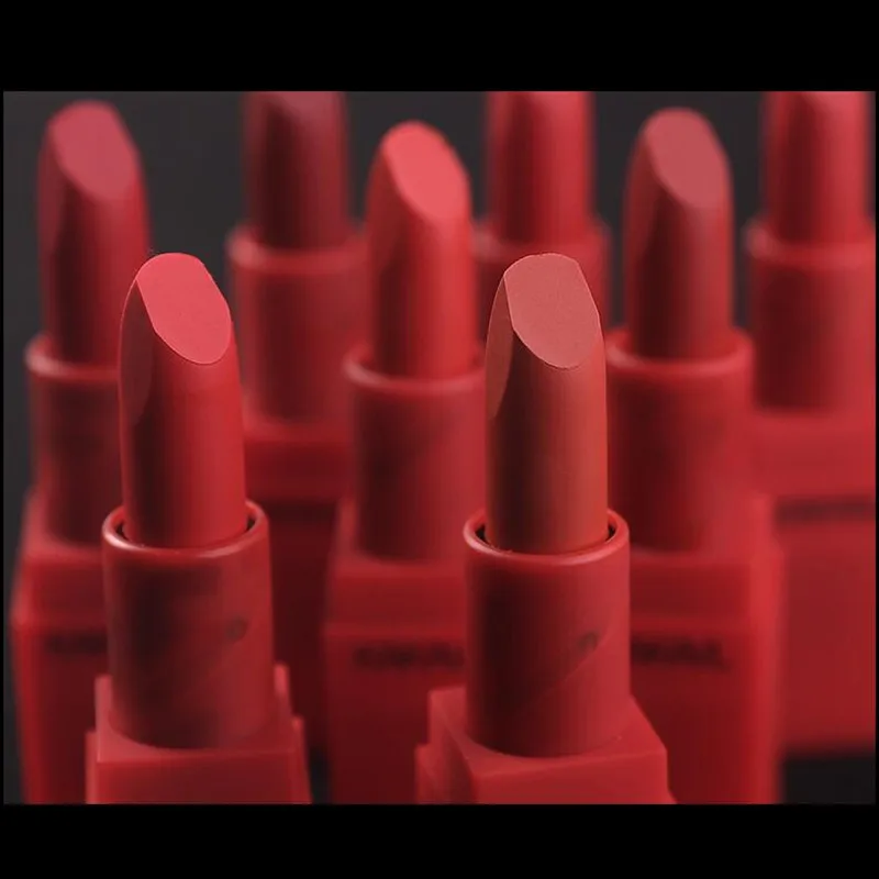 1 PC Long-lasting Silky Temptation Lipstick Matte Nutritious Beauty Lips Makeup Waterproof Lip Gloss Pigment Charms |