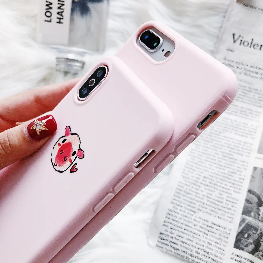 Простой рельефный мягкий чехол из ТПУ для Apple iPhone XS Max XR X 6S 7 8 Plus |