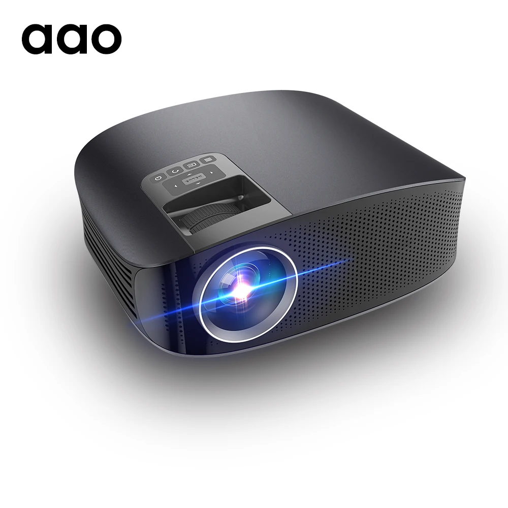 Светодиодный проектор AAO YG600 для домашнего кинотеатра видеопроектор YG610 с