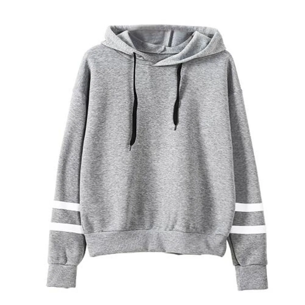 2018 осенне-зимняя женская толстовка с капюшоном Повседневная Толстовка длинным