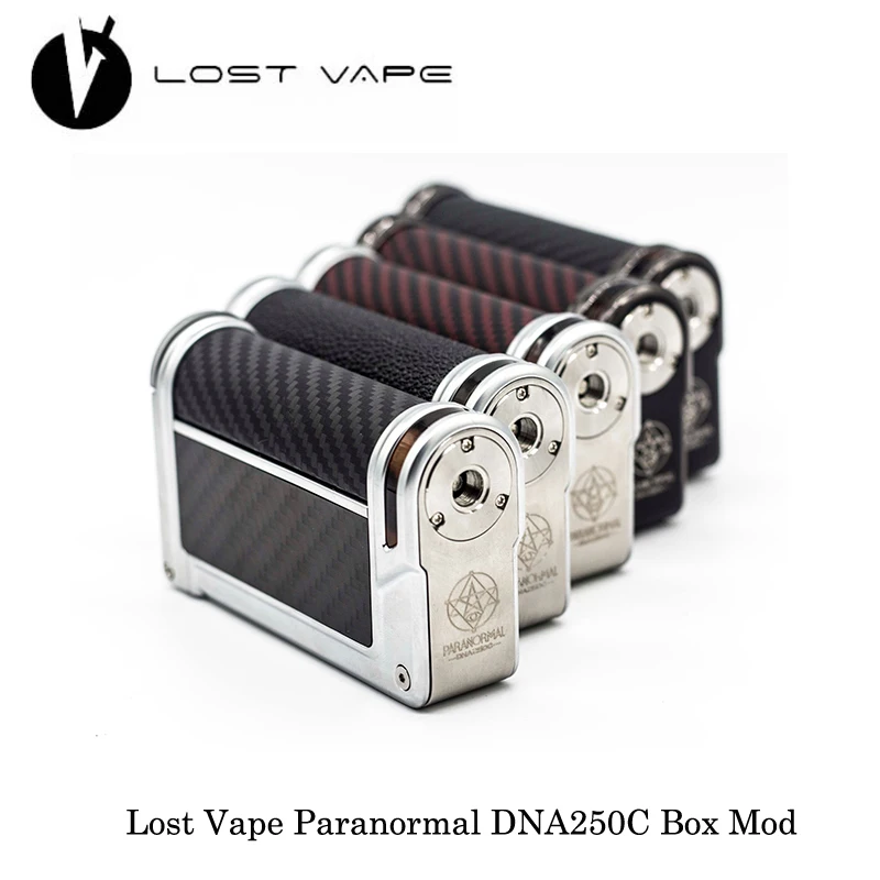 Электронная сигарета оригинал LOST VAPE PARANORMAL DNA250C LostVape DNA250 200 Вт Replay коробка mod