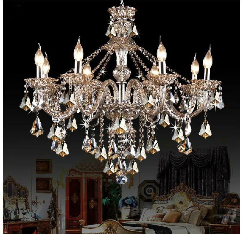 

8 Arm Chandelier crystal light vintage crystal Chandelier for living room lights Modern Luxury crystal lighting stair lamps