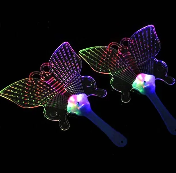 Роман мигающий Красочный веер пение танцевальных занятий детей креативные