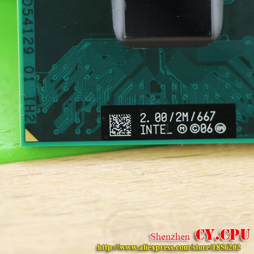 Бесплатная доставка intel cpu ноутбук Core 2 Duo T5750 2M cache/2 0 GHz/667/двухъядерный Socket 479