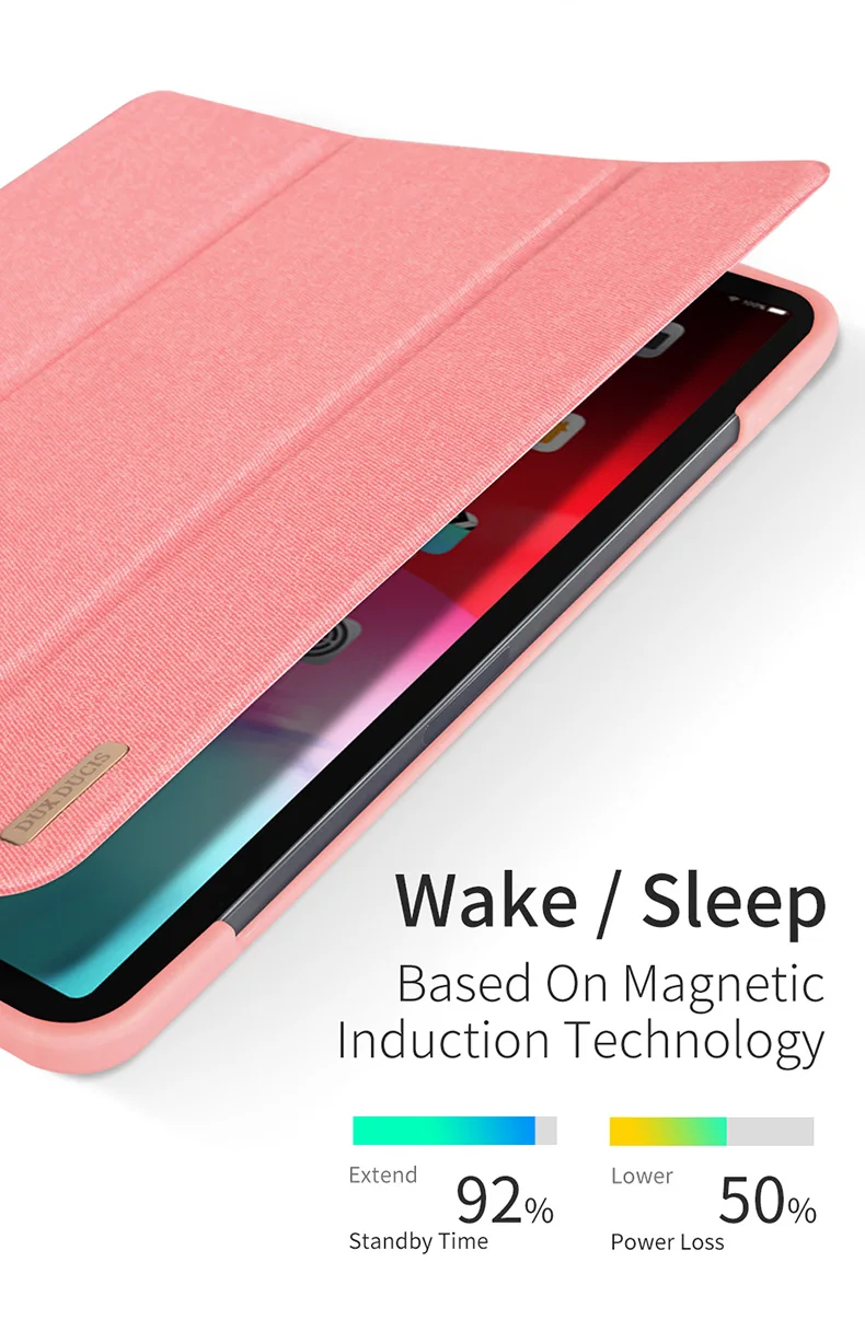 Умный чехол DUX DUCIS для iPad Pro 11 2018 чехол-книжка из искусственной кожи Apple дюймов +