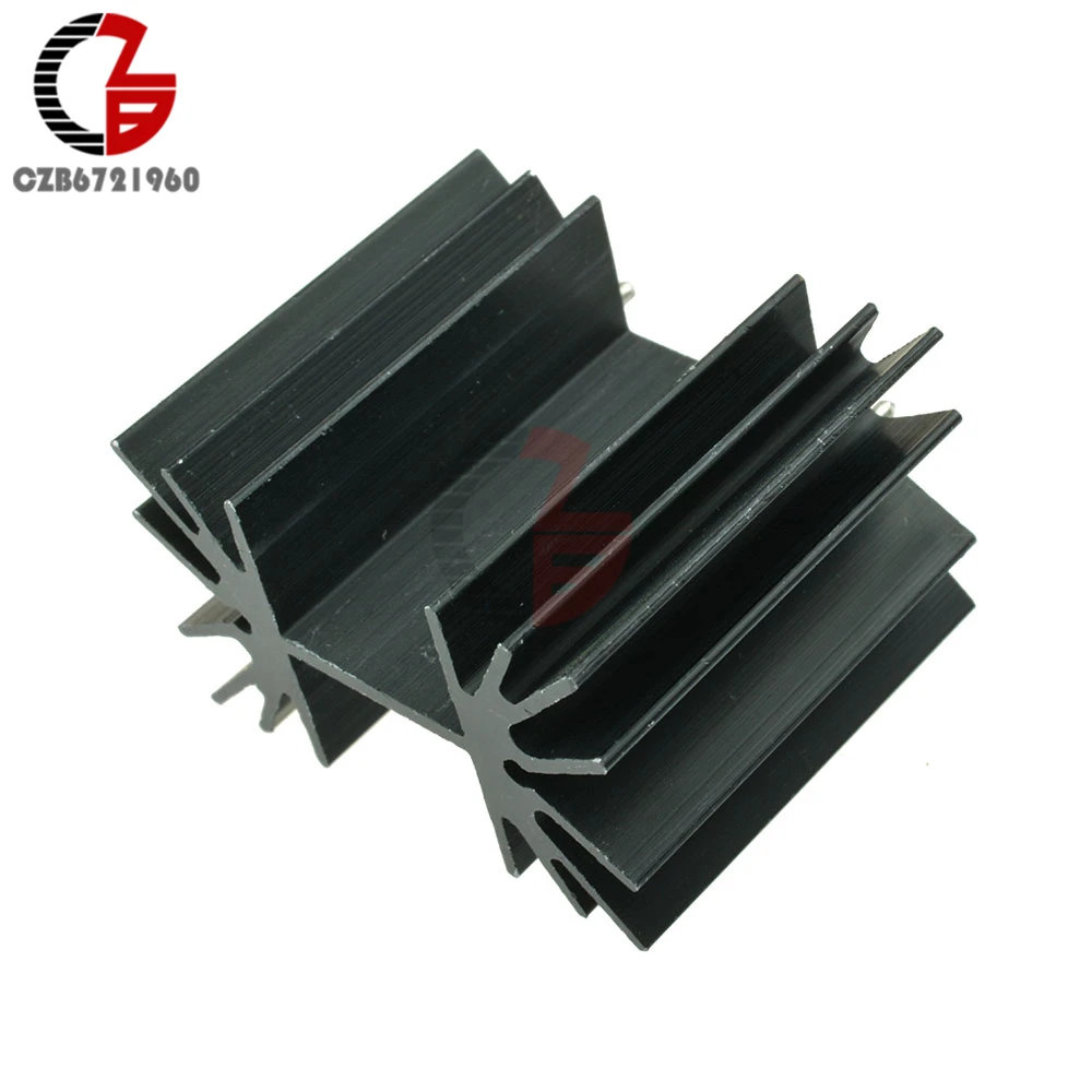 Охлаждающий плавник для Mosfet транзисторов 35x42x25 4 мм|fins|fin heat sinkfinned aluminum |