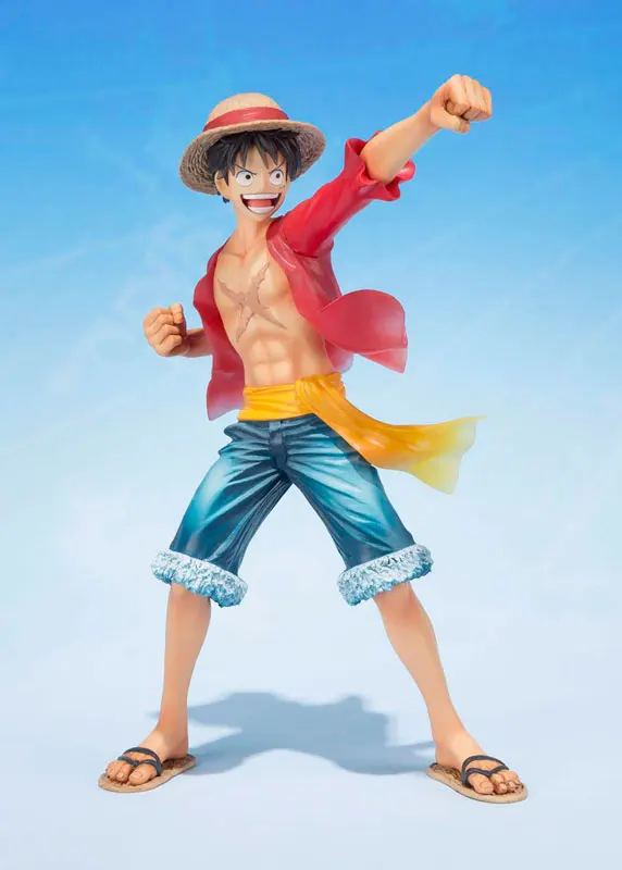 Оригинальный Bandai Tamashii Наций Figuarts ZERO One Piece Monkey D. Луффи-5-й юбилей издание-фигурка |
