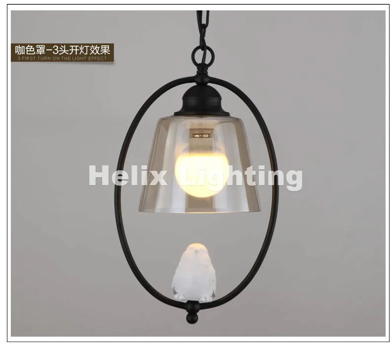Светодиодная Подвесная лампа E27 для ресторана и спальни креативный