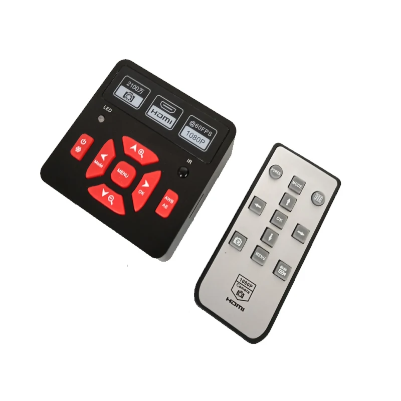 

Full HD 21MP 1080P electronic PCB Phone repair digital video microscope camera with IR remote controller OBS Studio working