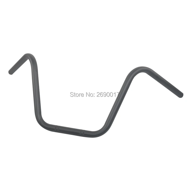 22 мм 7/8 &quotстальной руль мотоцикла High Rider Bars Кафе Racer Cruisers хром черный | Автомобили и