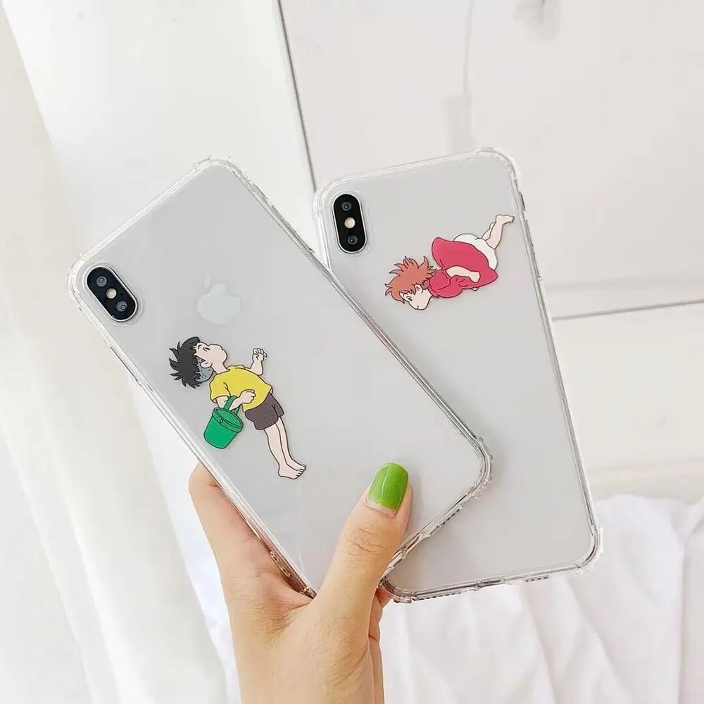 Чехол для мобильного телефона HUANQING с милыми персонажами из мультфильма iphone XS Max 6