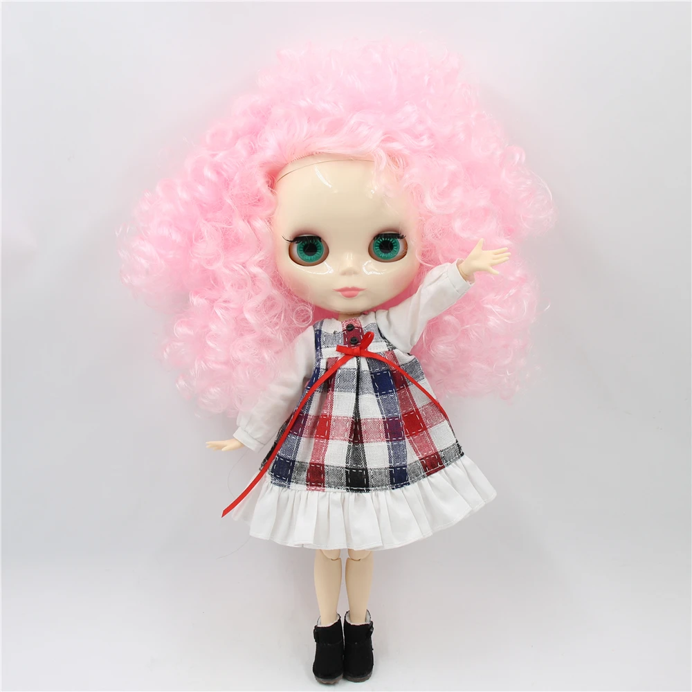 Кукла ледяная DBS Blyth 1/6 bjd белая кожа сустав тело Afor розовые волосы QE126 кукла