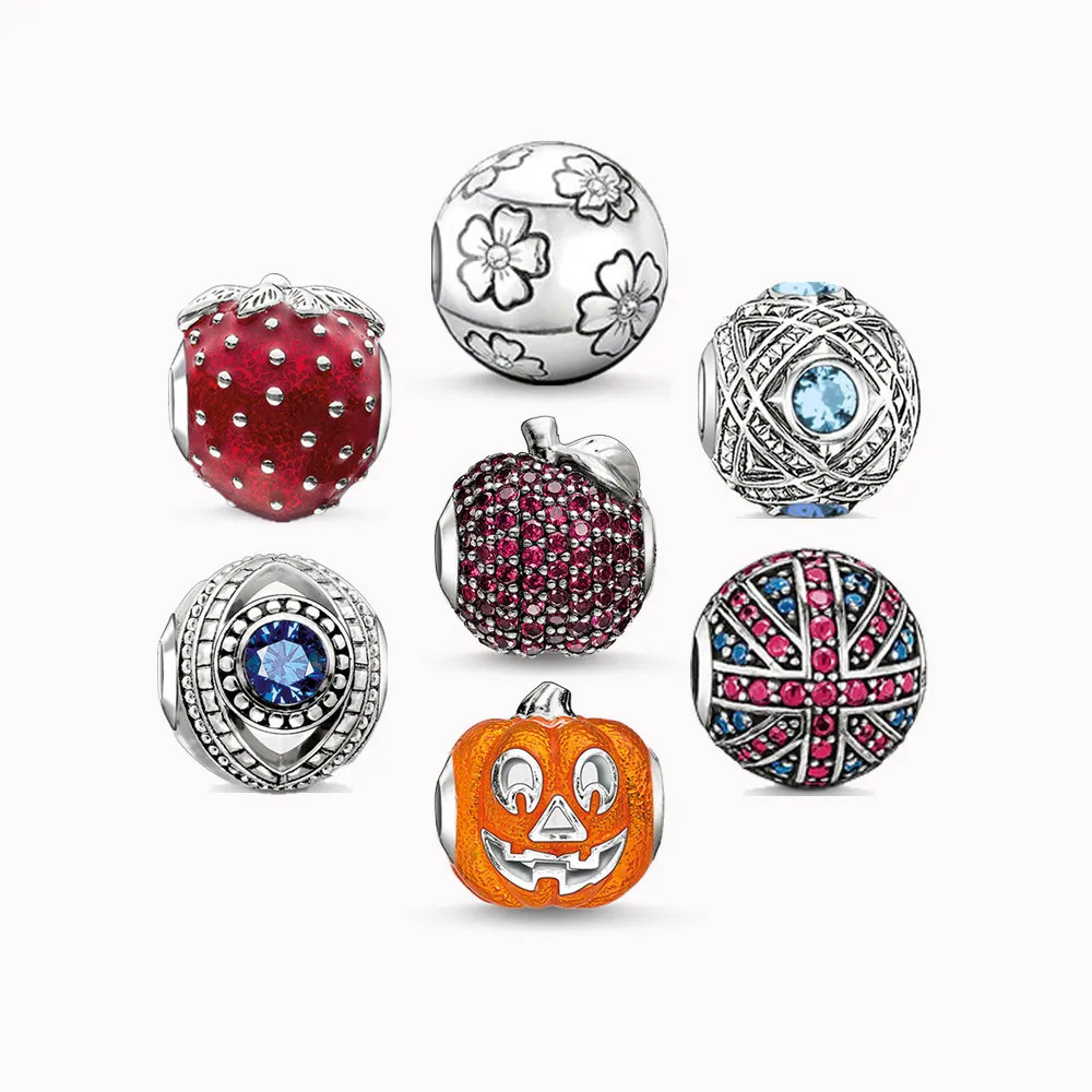 2018 совершенно новые бусины Бару яблоко тыква фрукты для браслета ожерелье