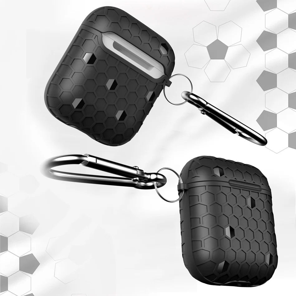 Чехол для беспроводных Bluetooth-наушников чехол Airpods силиконовый ключей Airpod Air Pods