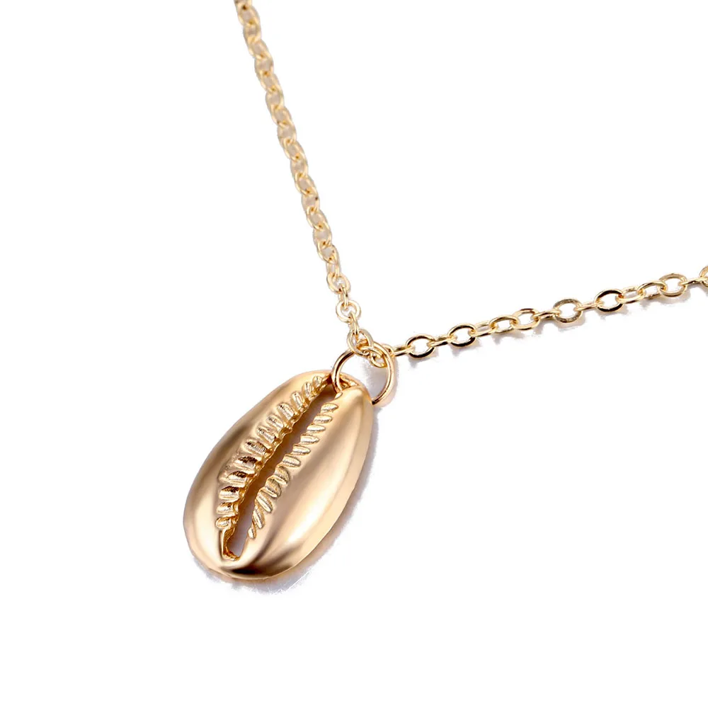 Новинка модное креативное женское ожерелье FNIO в виде ракушки|Ожерелья с