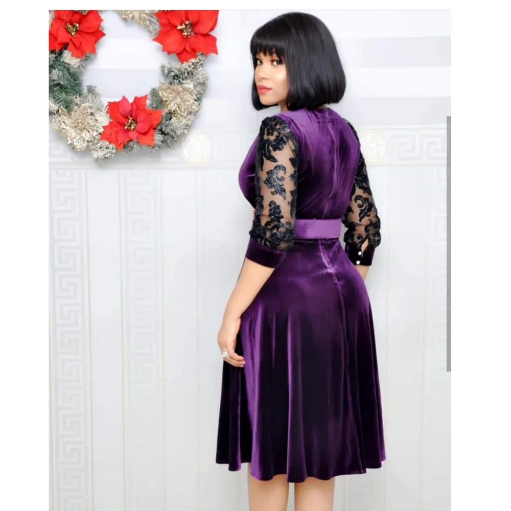 Женское элегантное платье в африканском стиле сексуальное модное размера плюс