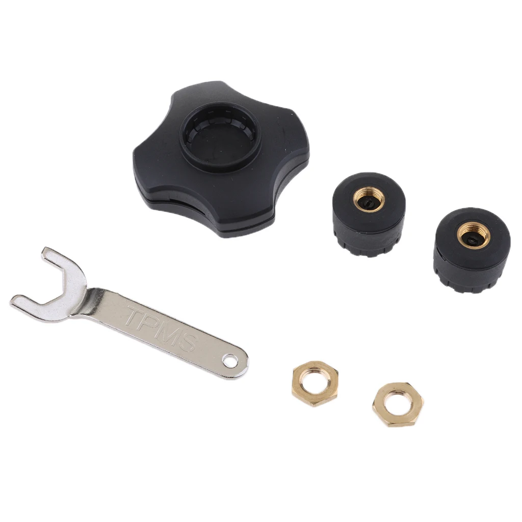 Мотоцикл Велосипед TPMS шины температура давления система мониторинга + 2 датчика| |