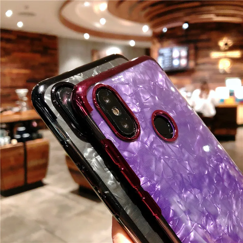Case For XiaoMi RedMi 6 Pro 5 Plus 6A 5A Bling Silicone TPU S2 Note 7 4X 4 Mi 9 8 SE Lite A2 A1 Cover Marble Glitter Phone Cases |