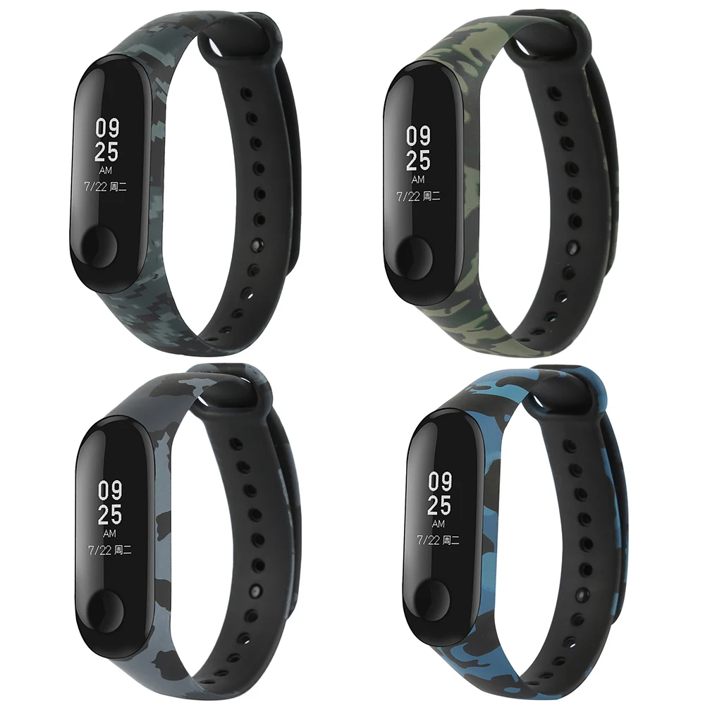 Miband 3 ремешок Mi Band аксессуары замена силиконовый для Xiaomi Смарт браслеты 4 вида