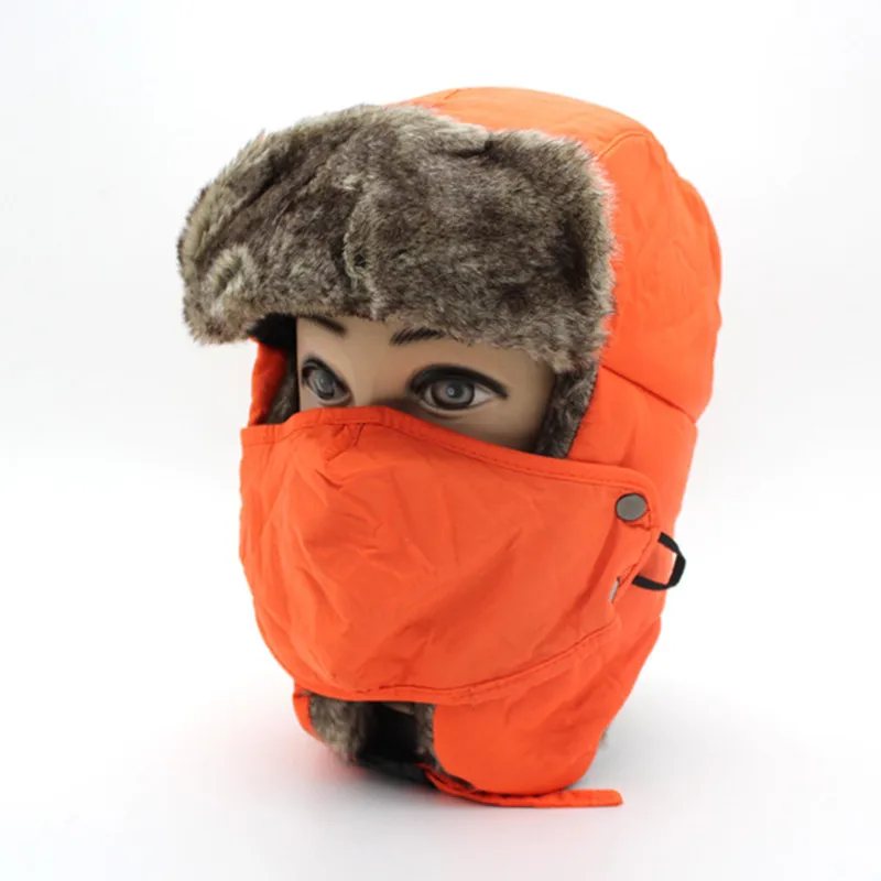 Зимние шапки HamiOtwo головные уборы для мужчин и женщин утолщенные Балаклавы