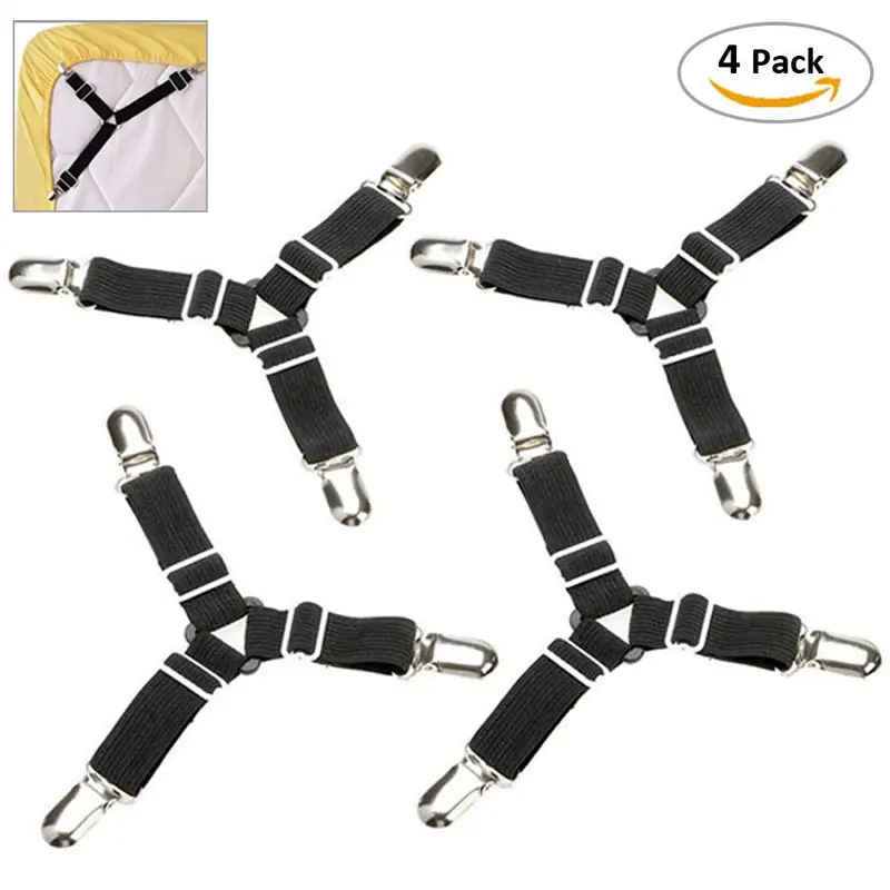 4 шт. подтяжки для простыни регулируемые подтяжки|Простыня| |