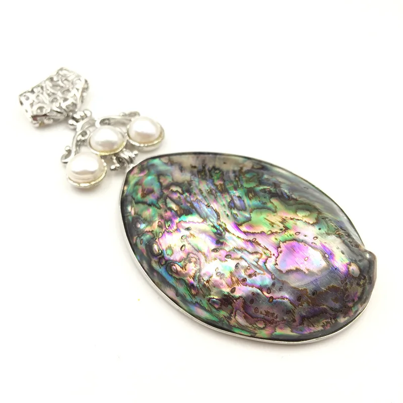 Натуральный Новозеландский кулон в виде раковины абалона для изготовления