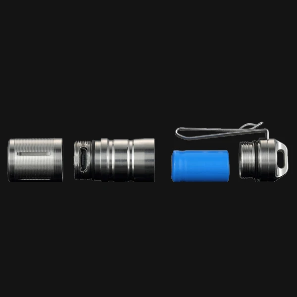 Jetbeam MINI-1 MINI-TI брелок фонарик XP-G2 светодиодный-130 люмен(есть аккумулятор 10180) EDC/Спорт на открытом воздухе/коллекционный фонарь