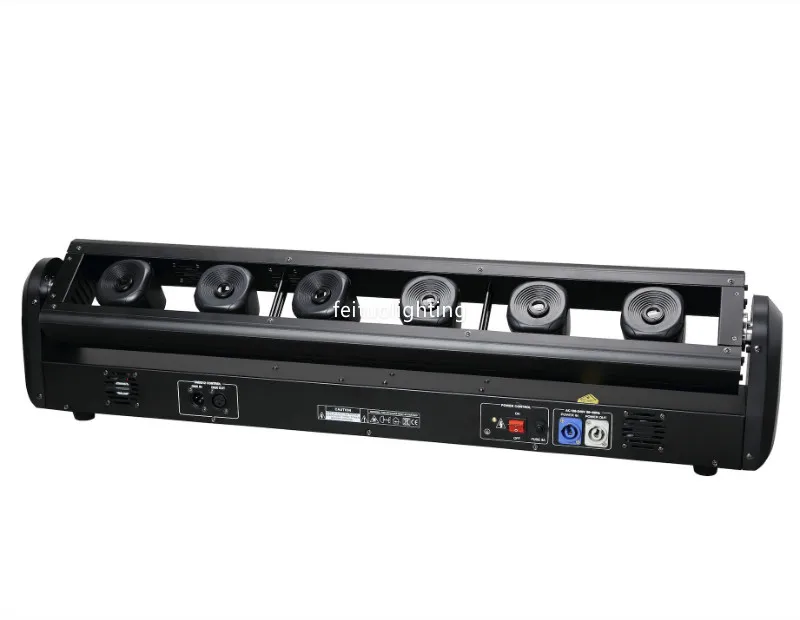 2 шт./лот 6 глаз RGB лазер Вт движущийся лазерный свет красный/зеленый/синий для