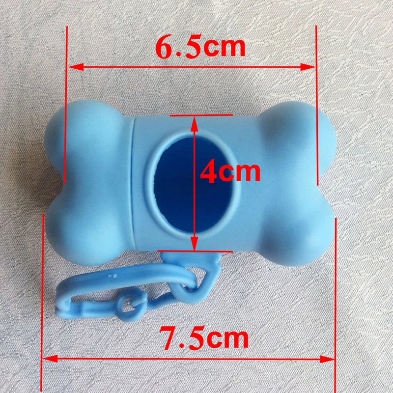 1 шт. собачий Копер + 2 рулона мешок для сбора в форме косточки домашних животных