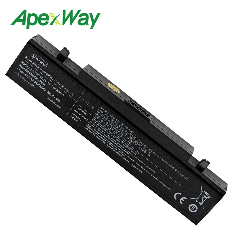 Аккумулятор 4400 мАч для ноутбука Samsung NP300 RC710 RF411 RF512 RF711 RF712 RV420 RV440 RV509I RV520 RV540 RV72 AA PB9NC5B