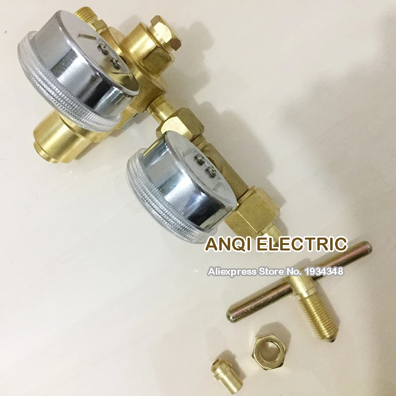 Азот G5/8 ''высокого давления Редуктор газа регулятор клапан манометр 6*25