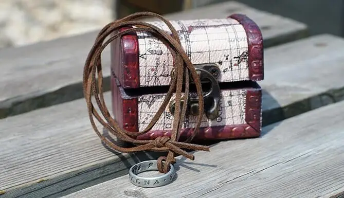 Wood box B Uncharted 3 Drake's Deception Аниме игра Френсис Дрейк Коллекционное издание кольцо Дрейка - Цвет: Wood box B
