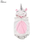 Лидер продаж; Милый флисовый комбинезон с единорогом для маленьких девочек; Комбинезон; Джемпер; Костюм