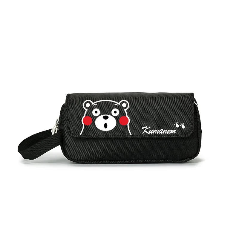 Японский Аниме пенал Kumamon Косплей Студент Молния ручка сумка косметичка Высокая