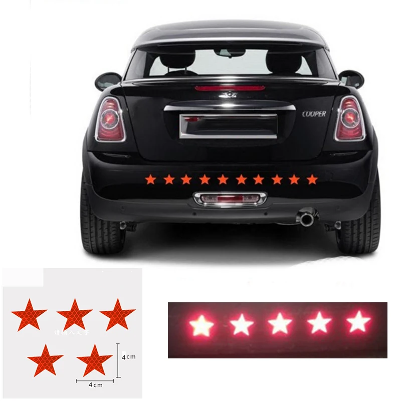 5 шт. автомобильные светоотражающие наклейки для Alfa Romeo 159 Kia Ceed Rio Cerato Sportage Subaru Foreste